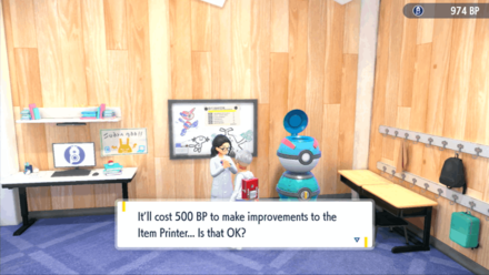 Pokemon SV Indigo Disk DLC - Upgrade the Item Printer for the Second Time