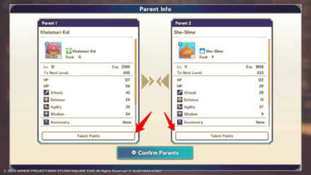 DQM3 - Before Synthesis Screen