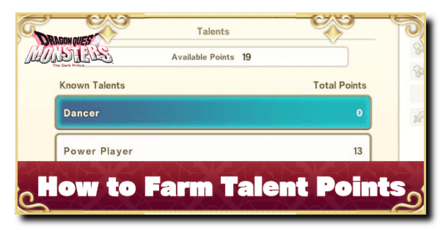 DQM3 - How to Farm Talent Points