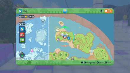 Pokemon SV - Galarica Girl Map View