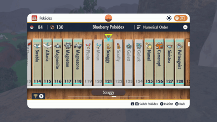 Pokemon SV - Blueberry Pokedex