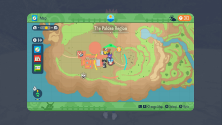 Pokemon Scarlet and Violet Indigo Disk DLC- Groudon Map Location