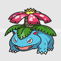 Venusaur Gray Icon