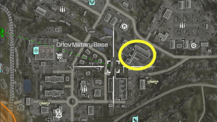 Modern Warfare 3 - USB Map Location in Orlov Military Base