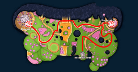 Dragon Quest Monster 3 - Circle of Indulgence (Lower Echelon) Map