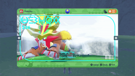 Pokemon SV - Gouging Fire