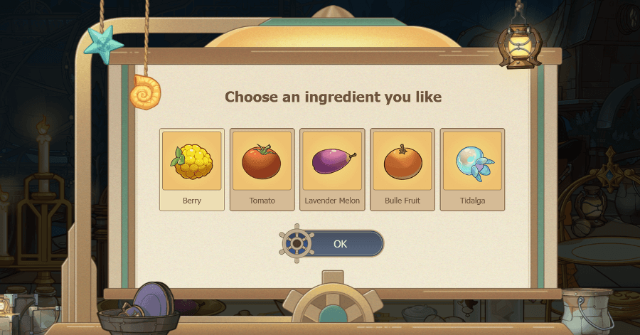 Genshin - Macaron Melange - choose ingredient flavor