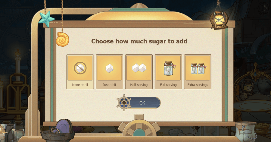 Genshin - Macaron Melange - choose how much sugar