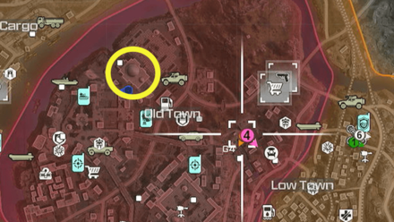 Modern Warfare 3 - Northwest of Old Town USB Tower Map