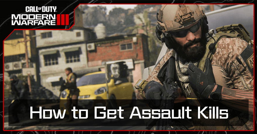 MW3 Zombies - How to Get Assault Kills
