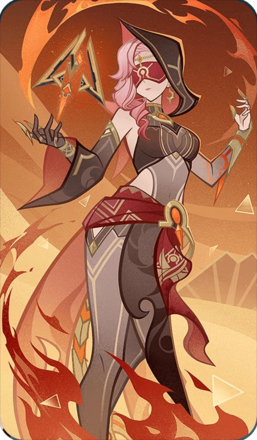 Genshin - Eremite Scorching Loremaster Card