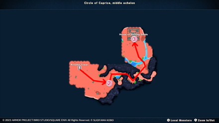 DQM The Dark Prince - Circle of Caprice Middle Echelon Map
