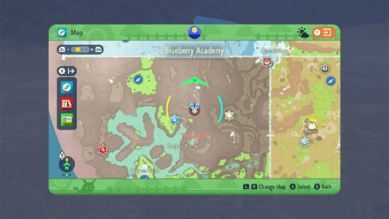 Pokemon SV Indigo Disk -  Ramona of the League Club Map