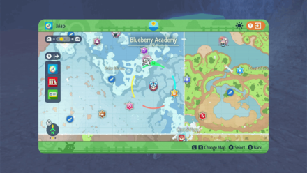 Pokemon SV Indigo Disk -  Theo of the League Club Map