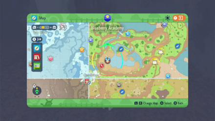 Pokemon SV Indigo Disk -  Mana of the League Club Map