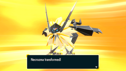 Pokemon Scarlet and Violet SV - Fuses Necrozma with Solgaleo