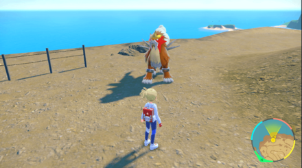 Pokemon Scarlet and Violet Indigo Disk DLC - Entei Overworld Location