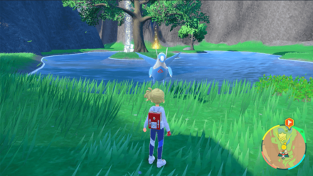 Pokemon Scarlet and Violet Indigo Disk DLC - Latios Overworld Location