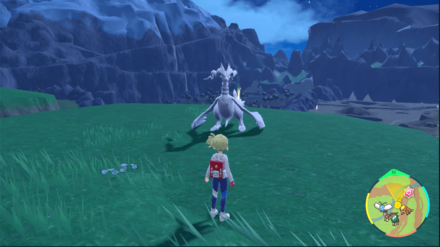 Pokemon Scarlet and Violet Indigo Disk DLC - Reshiram Overworld Location
