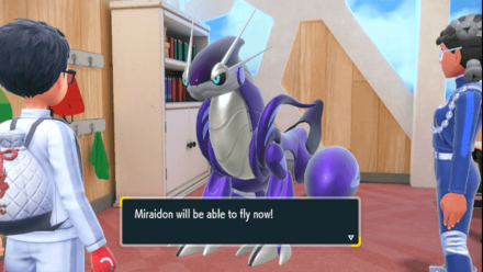Pokemon SV Indigo Disk DLC - Miraidon Fly Ability
