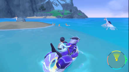 Pokemon Scarlet and Violet Indigo Disk DLC - Lugia Overworld Location