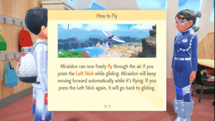 Pokemon SV Indigo Disk DLC - How to Fly