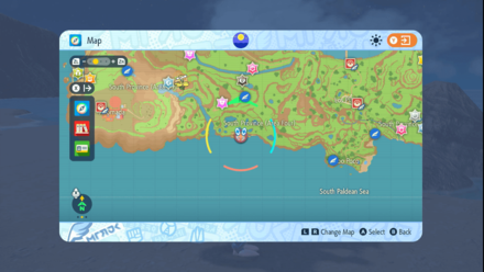 Pokemon Scarlet and Violet Indigo Disk DLC - Latios Map Location