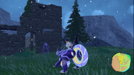 Pokemon Scarlet and Violet Indigo Disk DLC - Spectrier Overworld Location