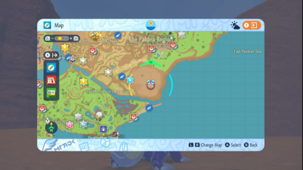 Pokemon Scarlet and Violet Indigo Disk DLC - Zekrom Map Location
