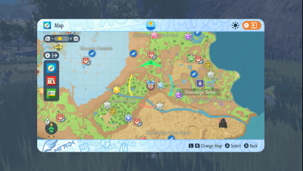 Pokemon Scarlet and Violet Indigo Disk DLC - Virizion Map Location