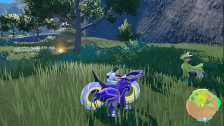 Pokemon Scarlet and Violet Indigo Disk DLC - Virizion Overworld Location