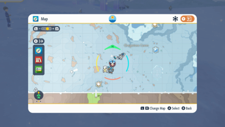 Pokemon Scarlet and Violet Indigo Disk DLC - Alolan Sandshrew Overworld Location