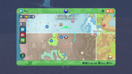 Pokemon SV Indigo Disk -  Cindy of the League Club Map