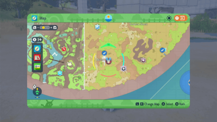 Pokemon SV Indigo Disk -  Kashif of the League Club Map