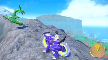 Pokemon Scarlet and Violet Indigo Disk DLC - Rayquaza Overworld Location