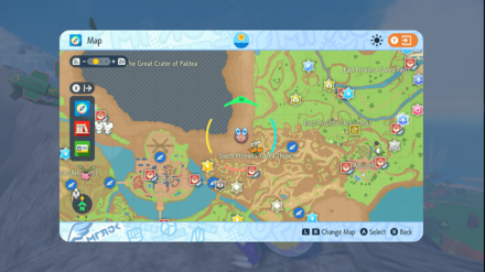 Pokemon Scarlet and Violet Indigo Disk DLC - Rayquaza Map Location