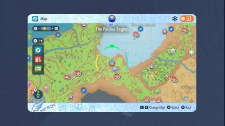 Pokemon Scarlet and Violet Indigo Disk DLC - Kyurem Map Location