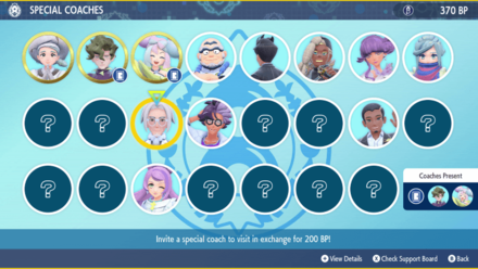 Pokemon Scarlet and Violet (SV) - Coaches