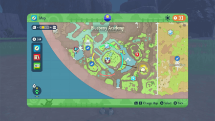 Pokemon SV Indigo Disk -  Dana of the League Club Map