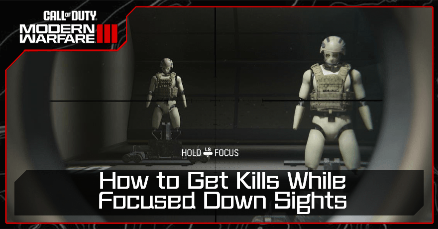 MW3 Zombies - How to Get Kills While Focused Down Sights