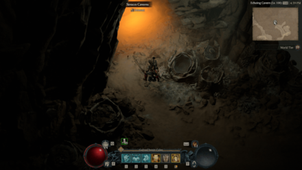 Sirocco Caverns Overworld View