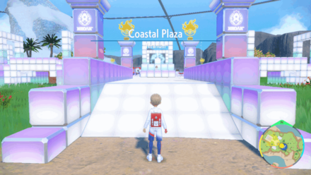 Pokemon SV - Coastal Plaza Overworld