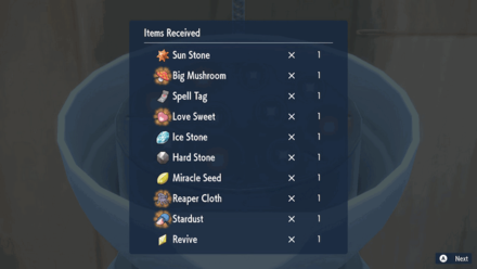 Pokemon SV - Sweets from Item Printer