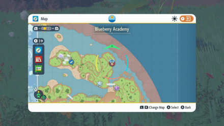 Pokemon SV - Clover Sweet Map View
