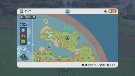 Pokemon SV - Flower Sweet Map View