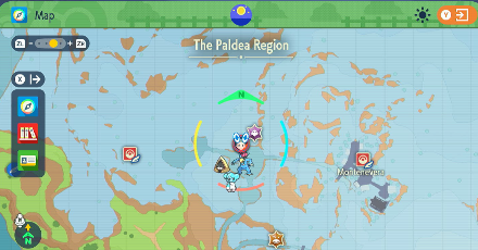 Pokemon Scarlet and Violet SV - Articuno Map Location