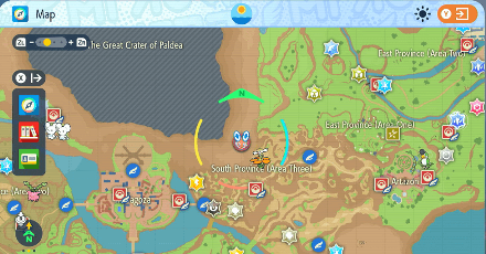 Pokemon Scarlet and Violet Indigo Disk - Atop the Great Crater of Paldea