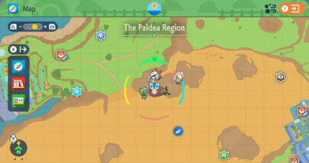 Pokemon SV - Moltres Map View