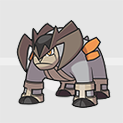 Terrakion Gray Icon