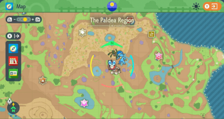 Pokemon Scarlet and Violet Indigo Disk - Cliff Near Fury Falls in North Province (Area Two)